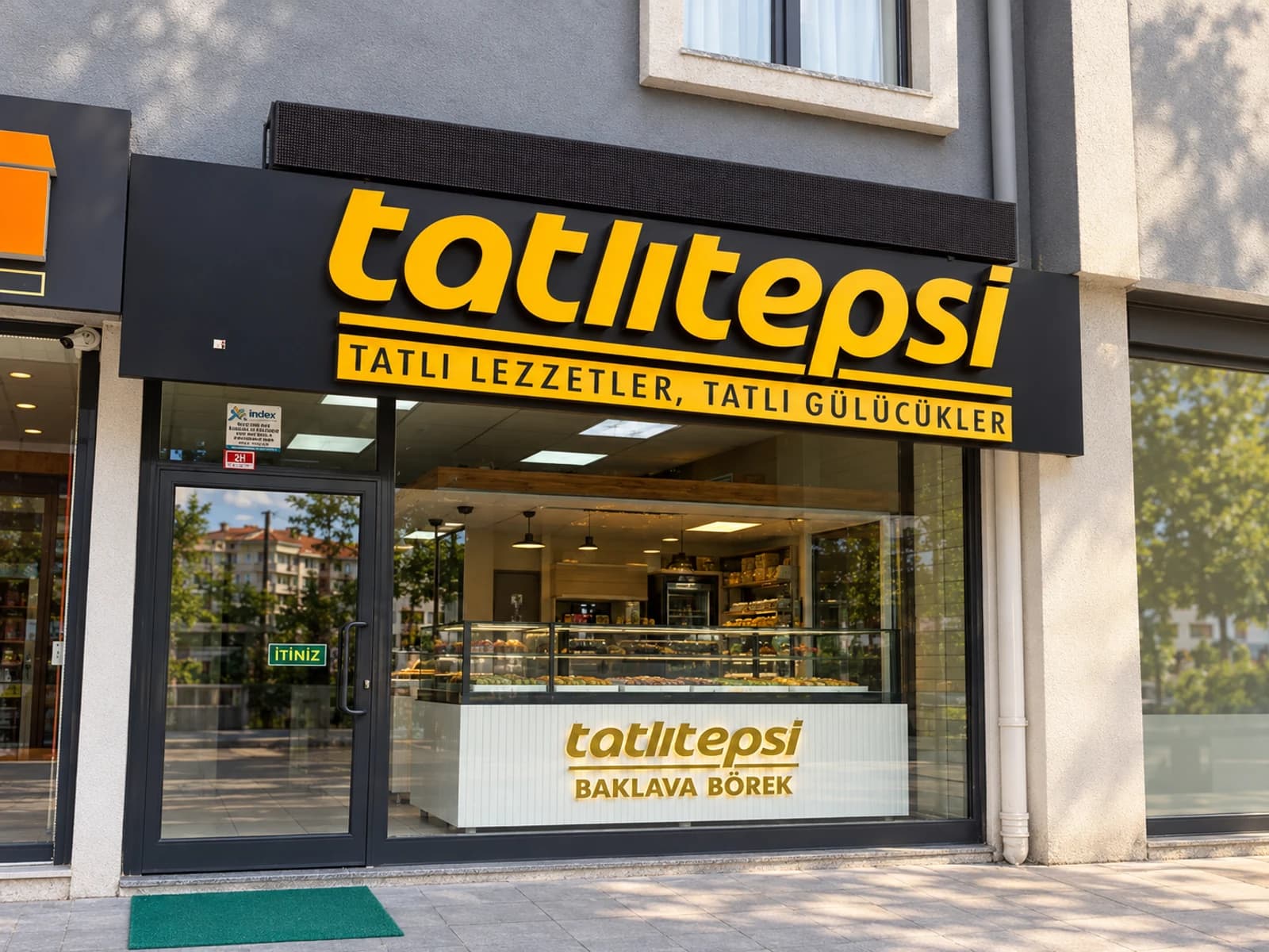 Tatlı Tepsi Beyciler Şube, Düzce dış cephesi