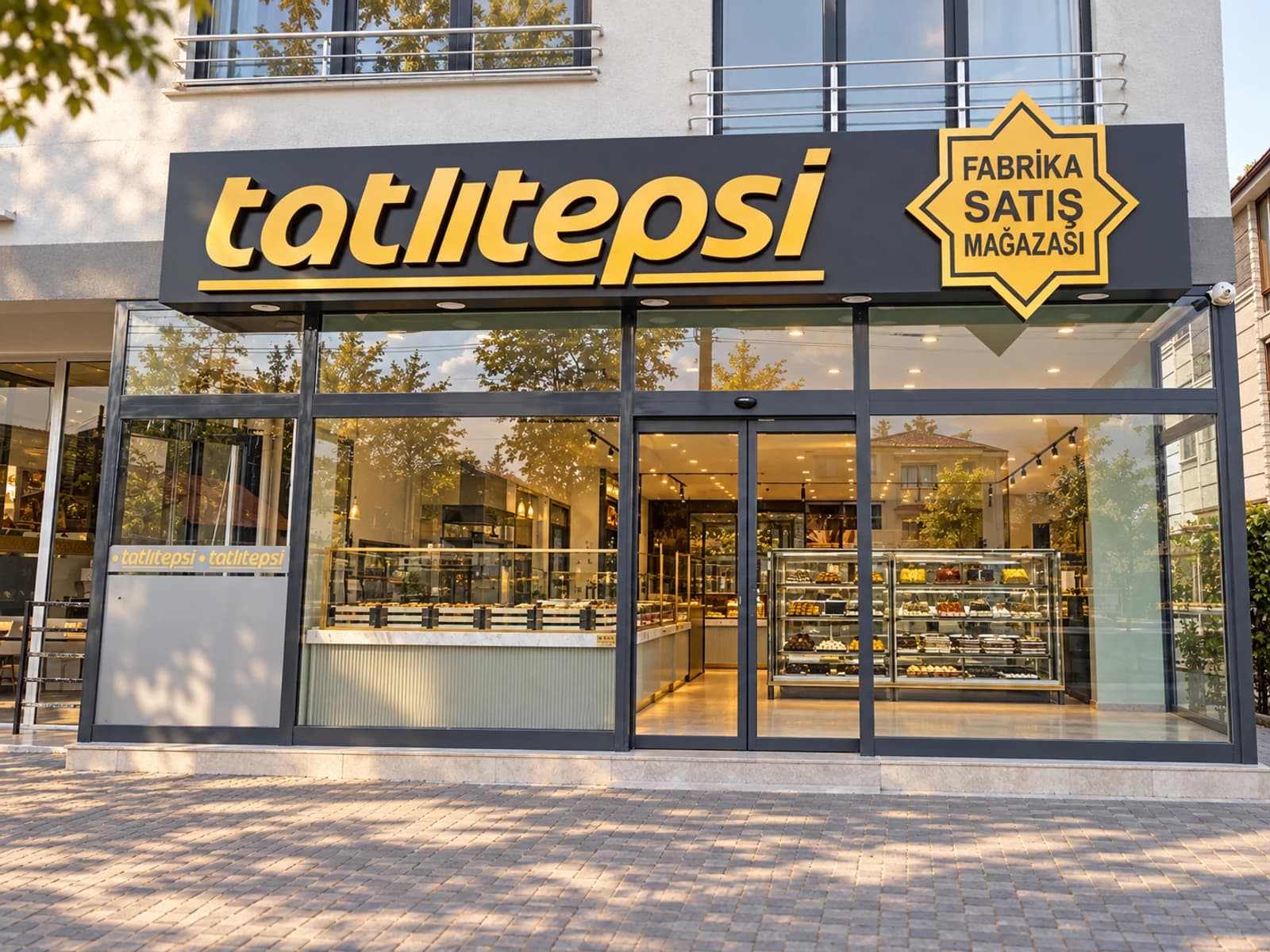 Tatlı Tepsi Cumhuriyet Şube, Düzce dış cephesi