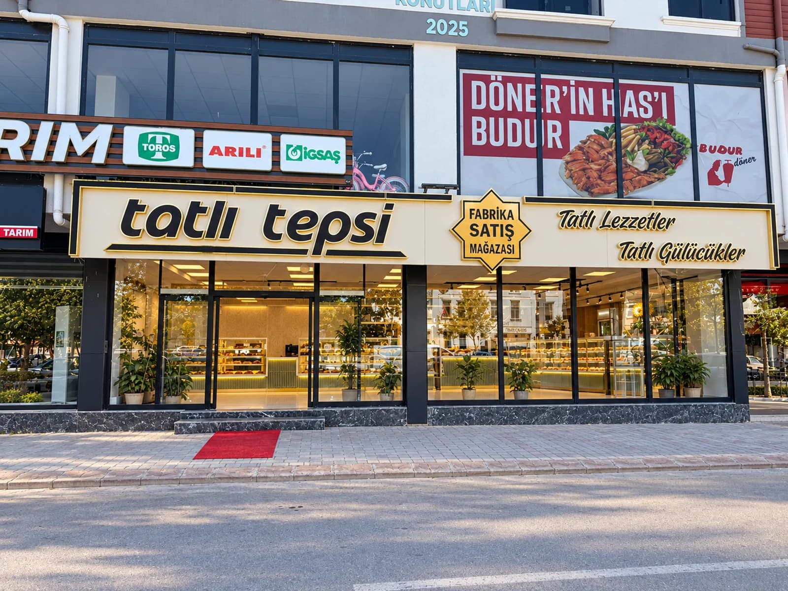 Tatlı Tepsi Eskil Şube, Aksaray dış cephesi