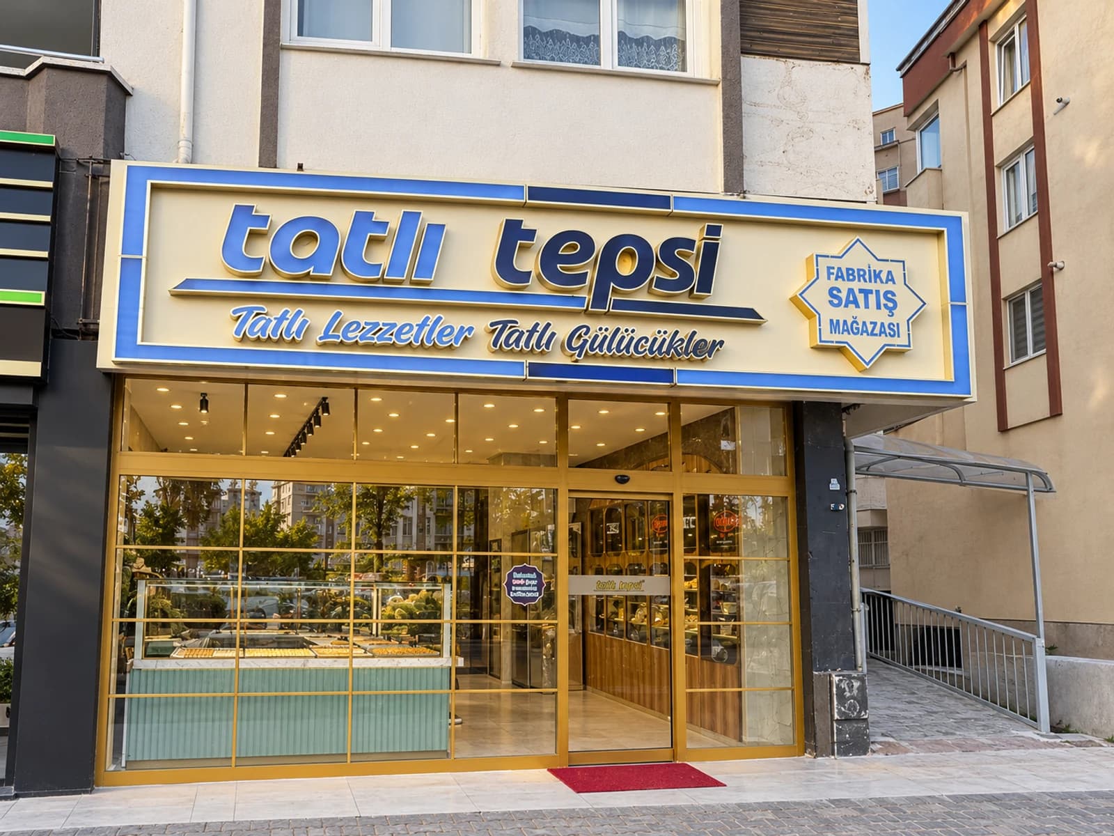 Tatlı Tepsi Hastane Şube, Aksaray dış cephesi