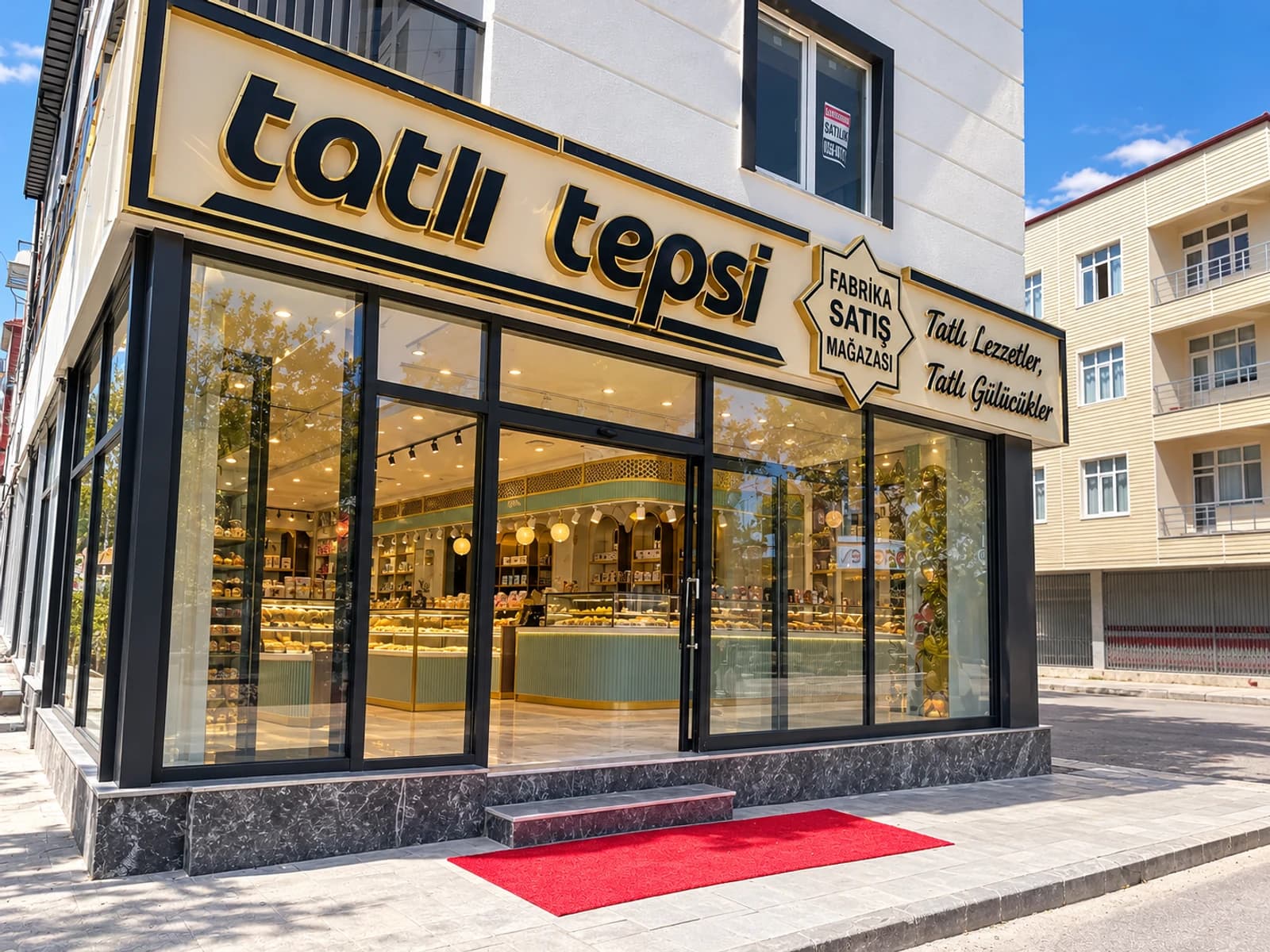 Tatlı Tepsi Kulu Şube, Konya dış cephesi