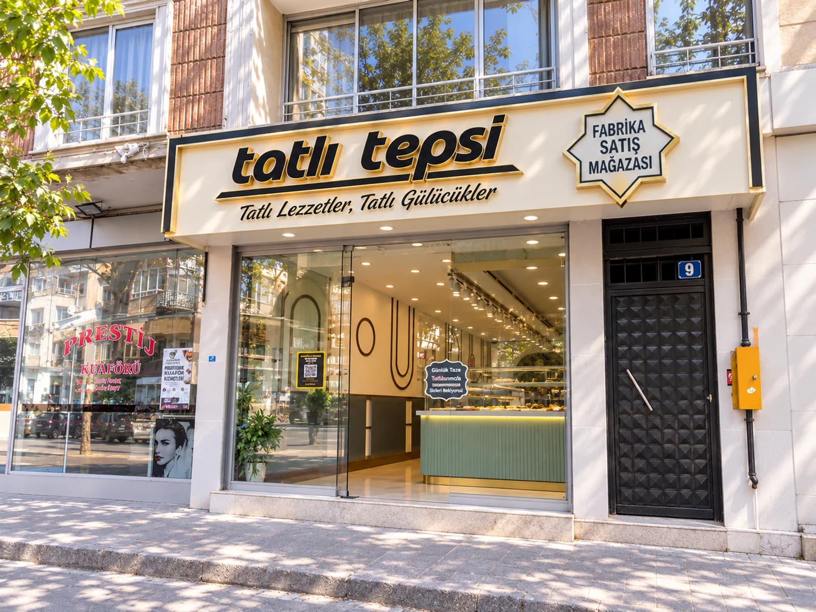 Tatlı Tepsi Şereflikoçhisar Şube, Ankara dış cephesi