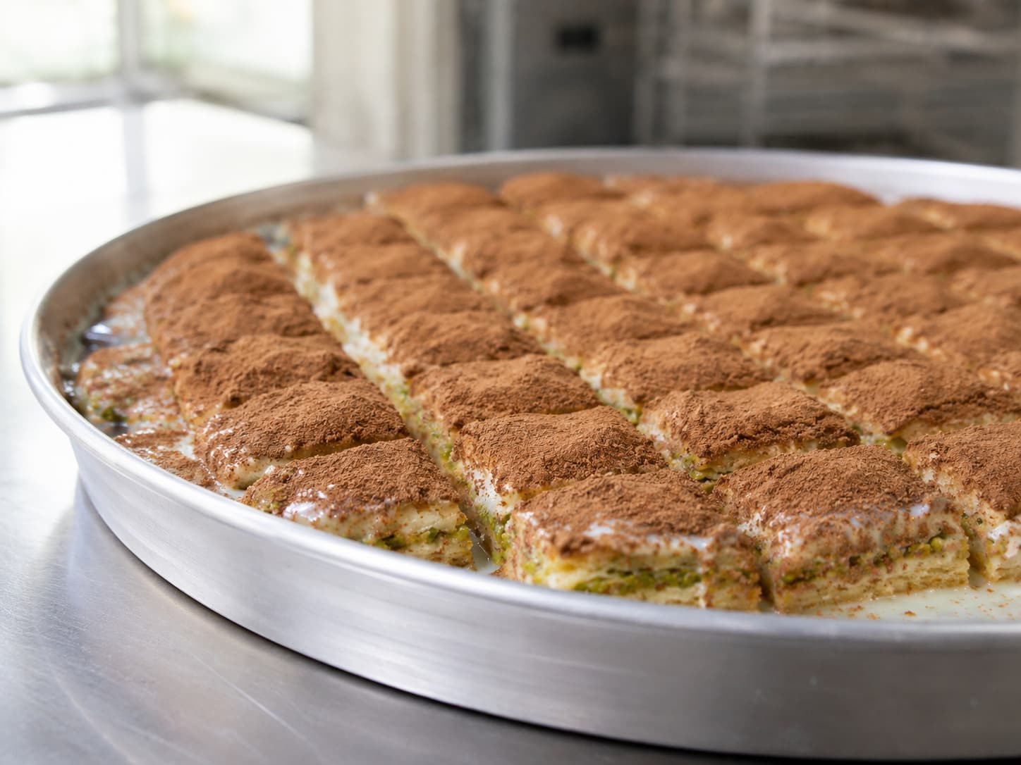 Soğuk baklava tepsisi